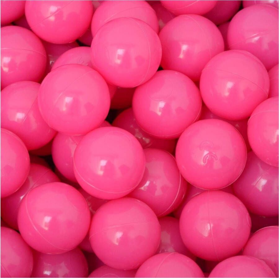 LittleTom 50 Baby ballenbak ballen 5.5cm ballenbad speelballen voor kinderen vanaf 0 jaar Roze