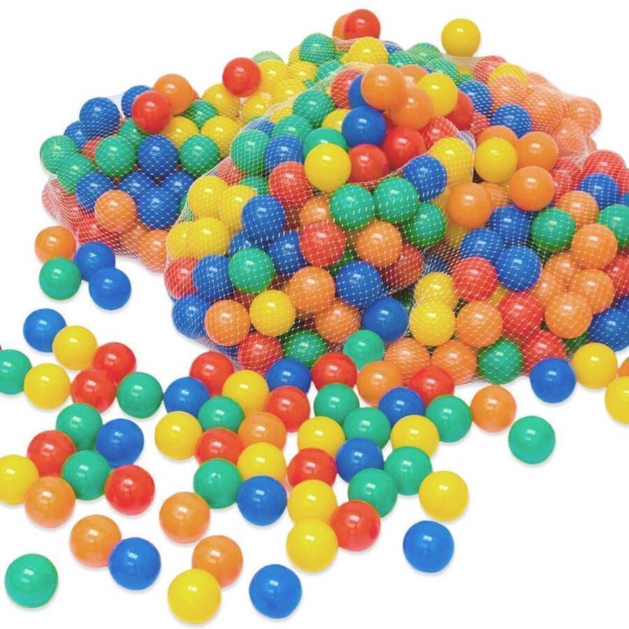 LittleTom 600 Baby ballenbak ballen 6cm ballenbad speelballen voor kinderen vanaf 0 jaar