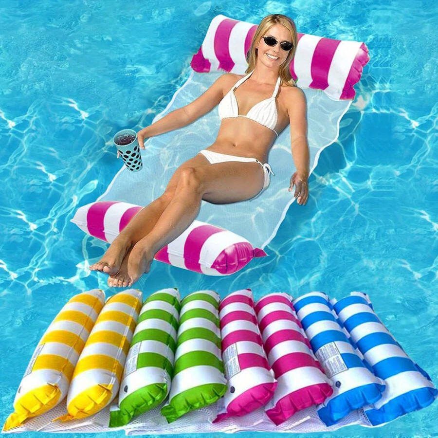Livano Drijfmat Zomerspeelgoed Waterspeelgoed Strandspeelgoed Zwembad Zwemmen Zomer Speelgoed Roze