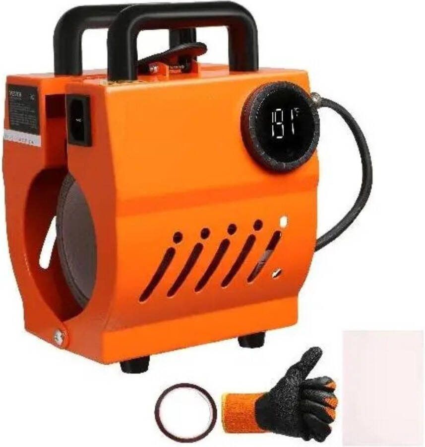Livano Hitte Pers Mok Printer 320W DIY Oranje