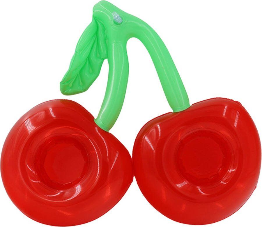 Livano Jacuzzi Drankhouder Bekerhouder Zwembad Drijvend Dienblad Drijvende Bar Opblaasbaar Dienblad Drijvende Drankhouder Kers 2