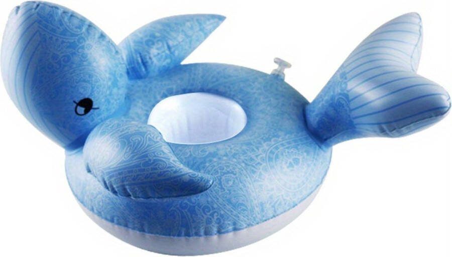 Livano Jacuzzi Drankhouder Bekerhouder Zwembad Drijvend Dienblad Drijvende Bar Opblaasbaar Dienblad Drijvende Drankhouder Blauwe Vinvis