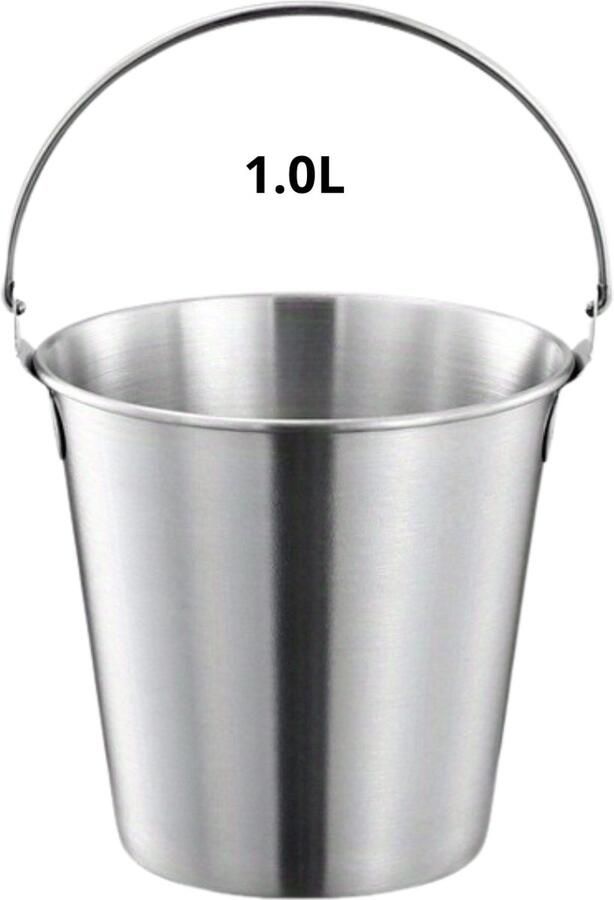 Livano Champagne Emmer Champagnekoeler Champagneschaal Drankemmer Champagne Bowl Drankkoeler Zilver 1L