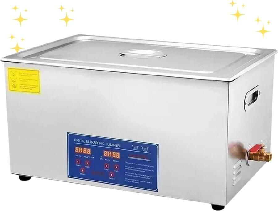 Livano Ultrasone Reiniger Juwelen Reiniger Reinigingsbak Ultrasone Bad Voor Bril & Sieraden 30 Liter