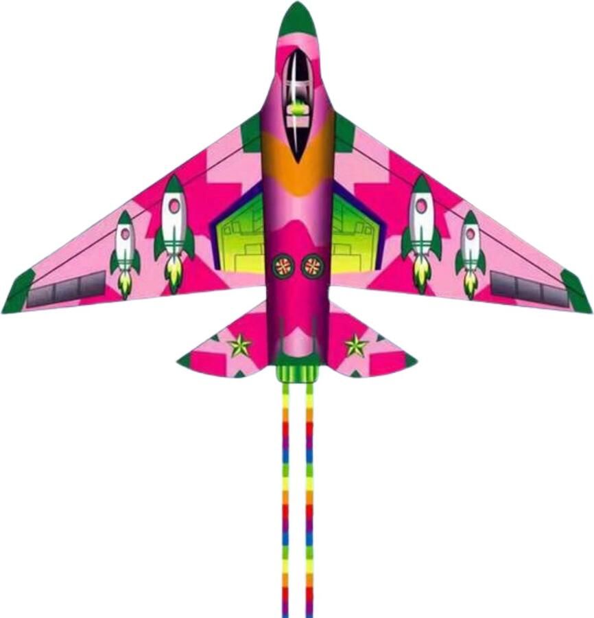 Livano Vlieger Voor Strand Kite Vliegers Kindervlieger Vliegtuig Roze