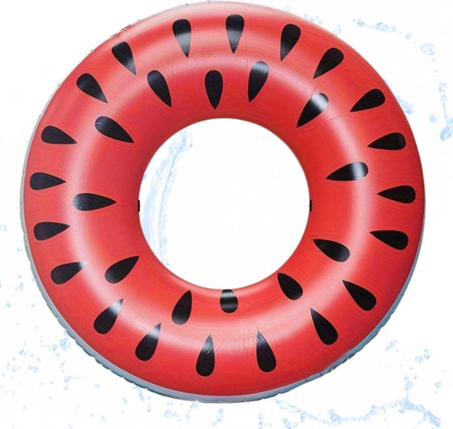 Livano Opblaas Watermeloen Zomerspeelgoed Waterspeelgoed Strandspeelgoed Zwembad Zwemmen Zomer Speelgoed 57cm