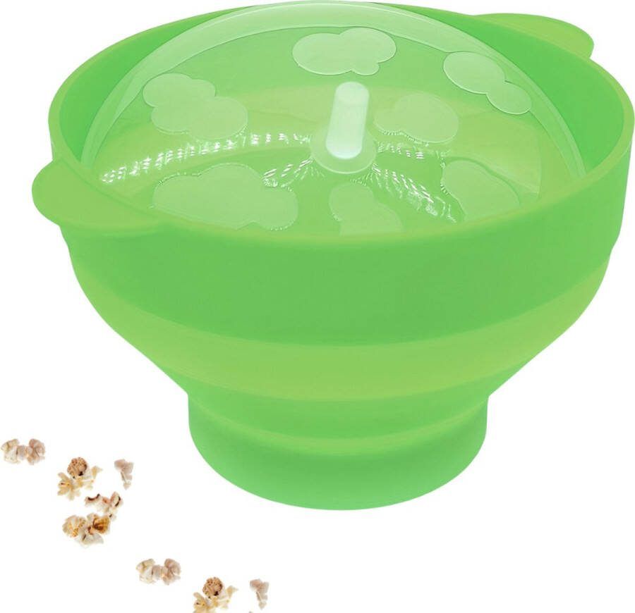 Livano Popcornmakers Popcornpan Popcorn Machine Mini Popcorn Machine Groen