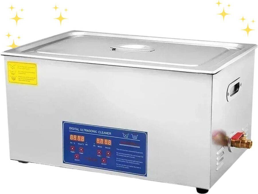 Livano Ultrasone Reiniger Juwelen Reiniger Reinigingsbak Ultrasone Bad Voor Bril & Sieraden 22 Liter