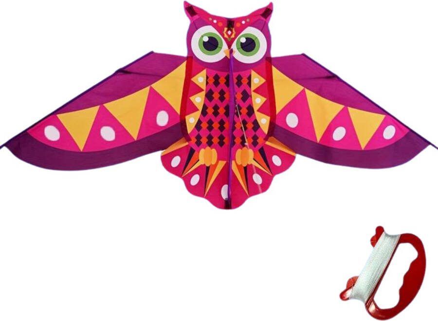 Livano Vlieger Voor Strand Kite Vliegers Kindervlieger Uil Paars