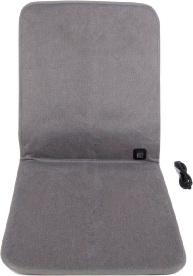 Livano Warmtekussen Verwarmd Kussen Verwarmde Bureaustoel Stoelverwarmer Voor Op Kantoor Stoelverwarming Thuis Elektrische Stoelverwarming USB 43x90cm
