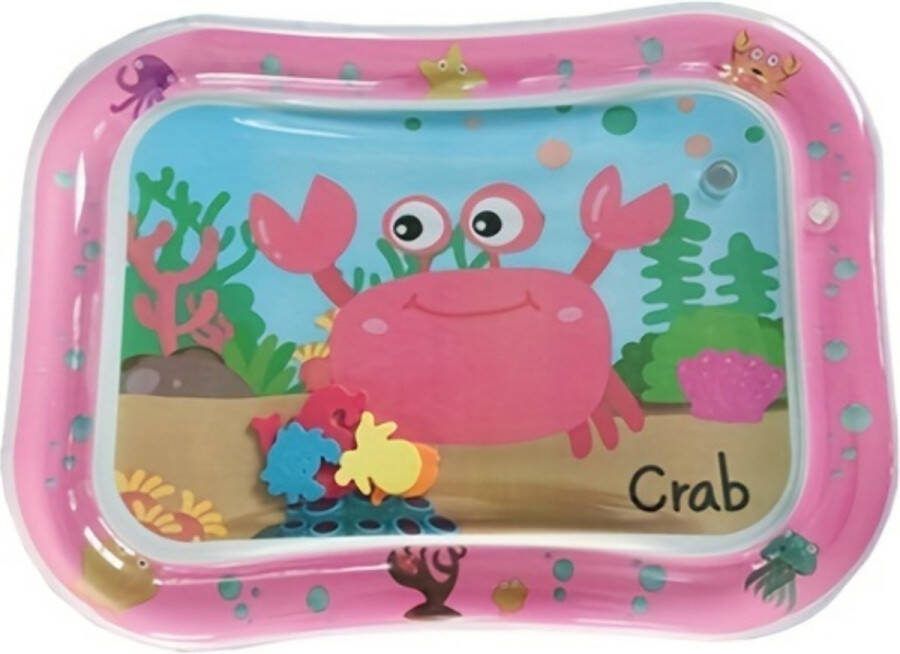 Livano Waterspeelmat Watermat Baby Speelmat Binnen Buiten Kraamcadeau Opblaasbaar Blauwe Kwallen