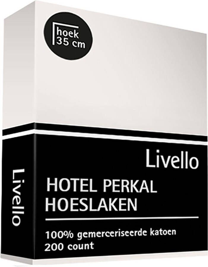 Livello Gilder Hoeslaken Perkal Ivoor 80x220