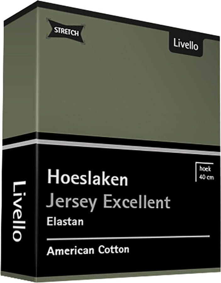 Livello Hoeslaken Jersey Excellent Green 140x200 140 160 x 200 220