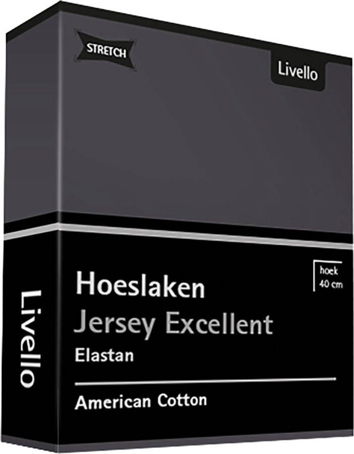 Livello Hoeslaken Jersey Excellent Dark Grey 120x200 120 130 x 200 220