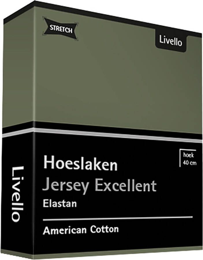 Livello Hoeslaken Jersey Excellent Green 180x200 180 200 x 200 220