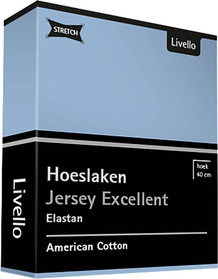 Livello Hoeslaken Jersey Excellent Light Blue 140x200 140 160 x 200 220