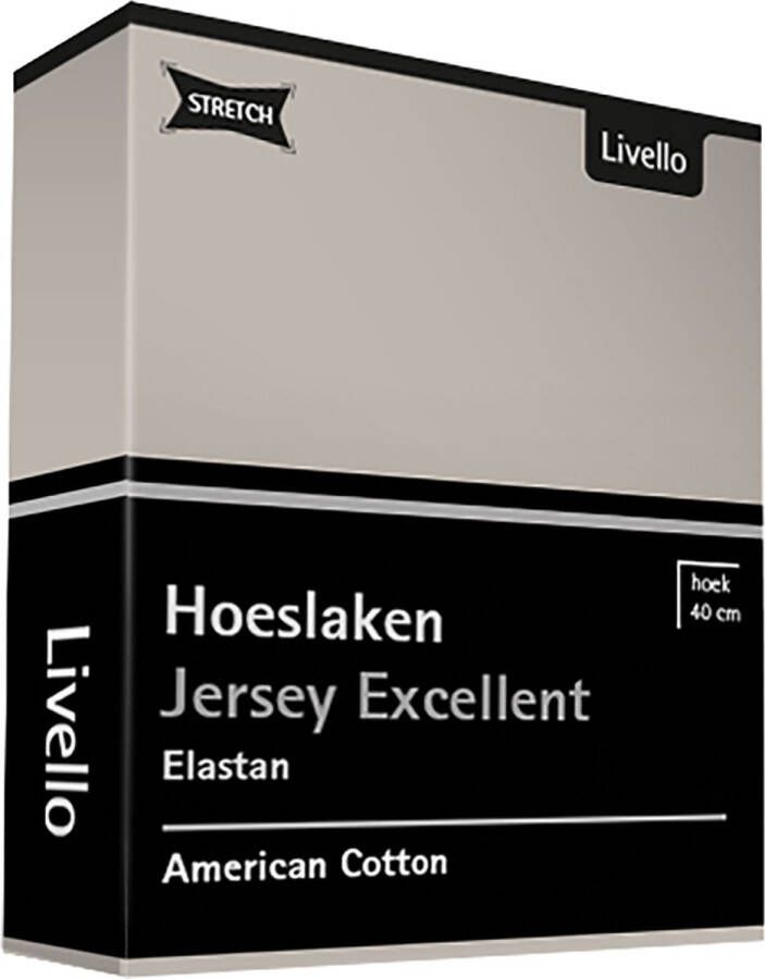 Livello Hoeslaken Jersey Excellent Stone 250 gr 180x200 t m 200x220