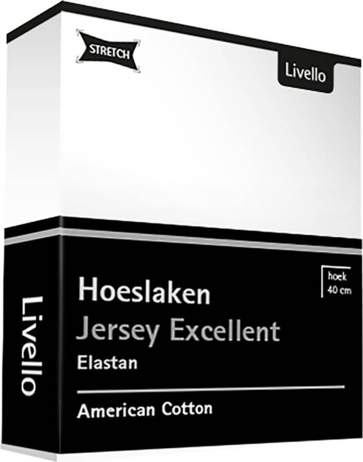 Livello Hoeslaken Jersey Excellent White 120x200 120 130 x 200 220