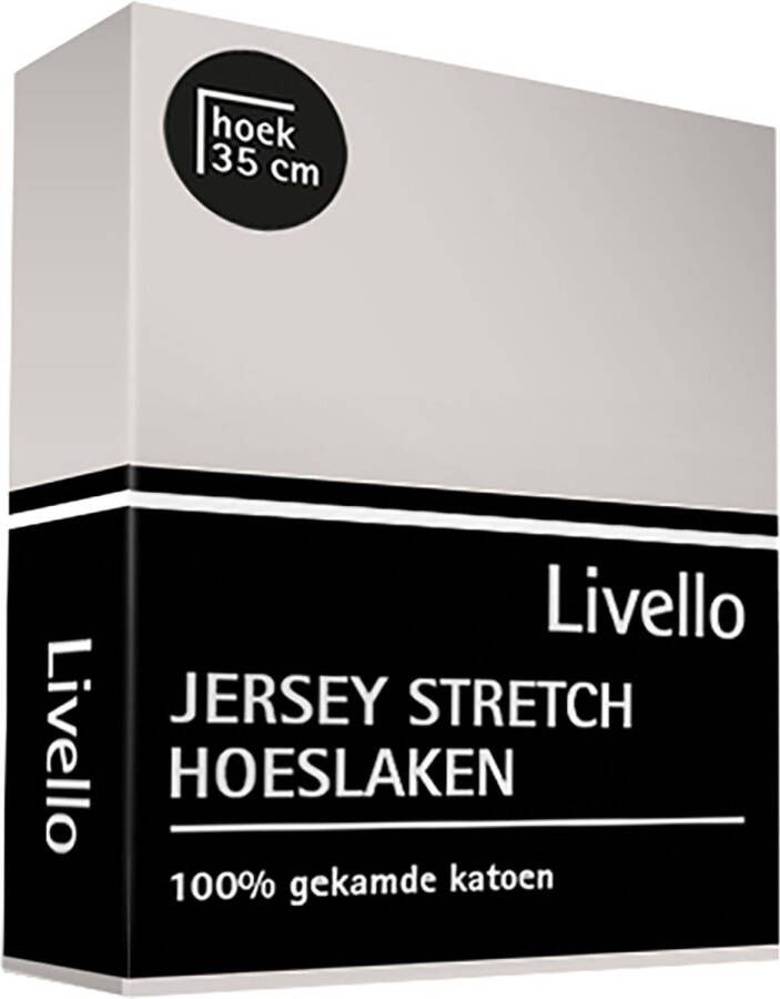 Livello Hoeslaken Jersey Light Grey 140x200x35 120 140 x 200