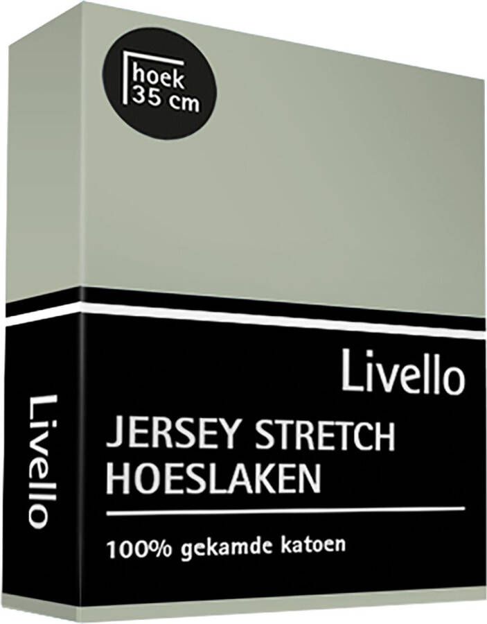 Livello Hoeslaken Jersey Mineral 90 x 220 80 100 x 200 220