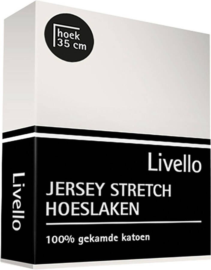 Livello Hoeslaken Jersey Offwhite 140x200x35 120 140 x 200