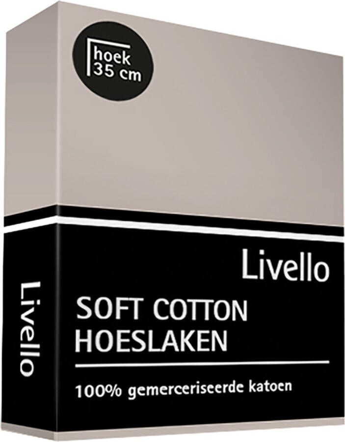 Livello Hoeslaken Soft Cotton Stone 180x210 180 x 210