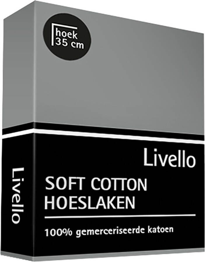 Livello Hoeslaken Soft Cotton Grey 160x200 160 x 200