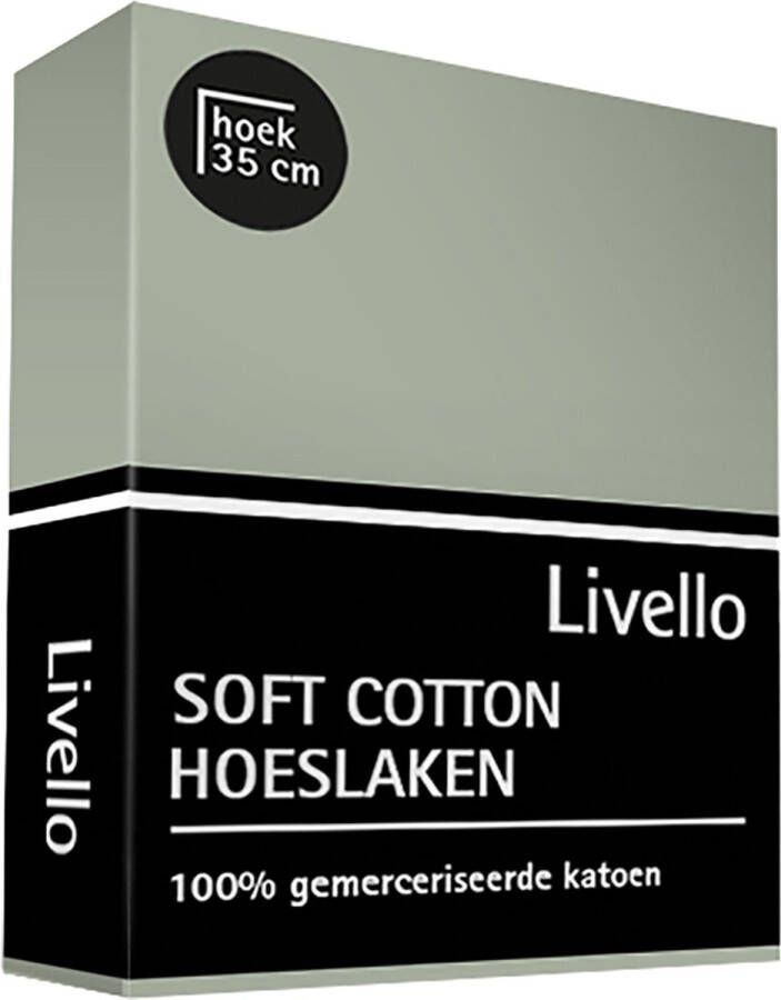 Livello Hoeslaken Soft Cotton Light Green 180 x 200 cm