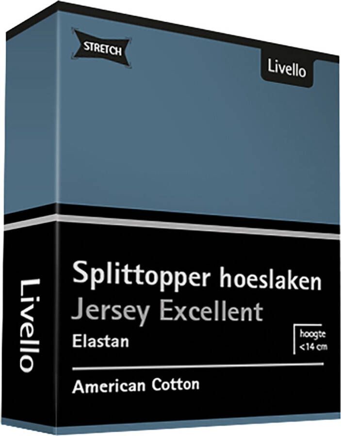 Livello Hoeslaken Splittopper Jersey Excellent Blue 140x200 140 160 x 200 220