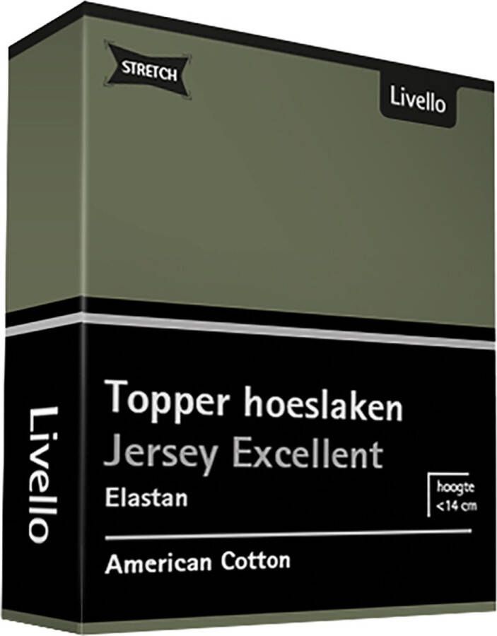 Livello Hoeslaken Topper Jersey Excellent Green 140x200 140 160 x 200 220