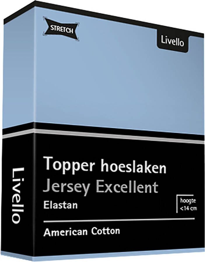 Livello Hoeslaken Topper Jersey Excellent Light Blue 180x200 180 200 x 200 220