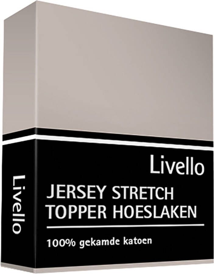 Livello Hoeslaken Topper Jersey Stone 160x200 210 160 x 200 210