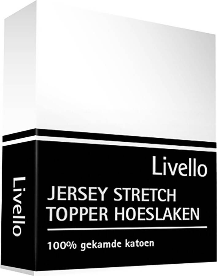 Livello Hoeslaken Topper Jersey White 140x200 210 140 x 200 210