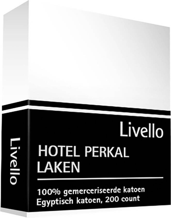 Livello Hotel Laken Perkal Wit Egyptisch Katoen 200x270