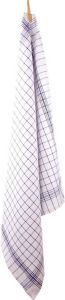 Livello Linolux Theedoek Ruit Blauw Set van 6