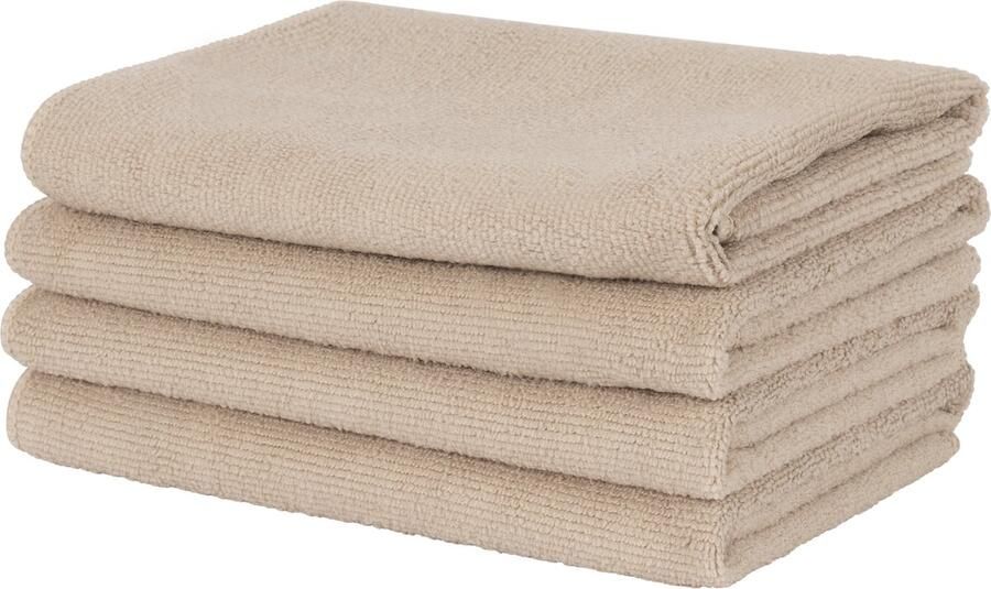 Livello Microvezeldoek Sand set van 12 stuks