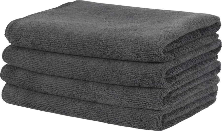 Livello Microvezeldoek Grey (set van 12 doeken)