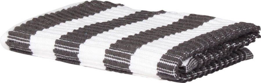 Livello Vaatdoek 100% Katoen Wit-grijs 32x32 (12 stuks)