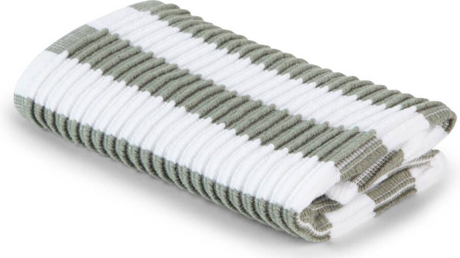 Livello Vaatdoek White Grey Green 12 stuks