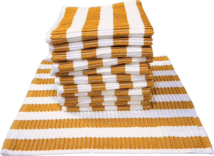Livello Vaatdoek Wit-Honey 12 stuks