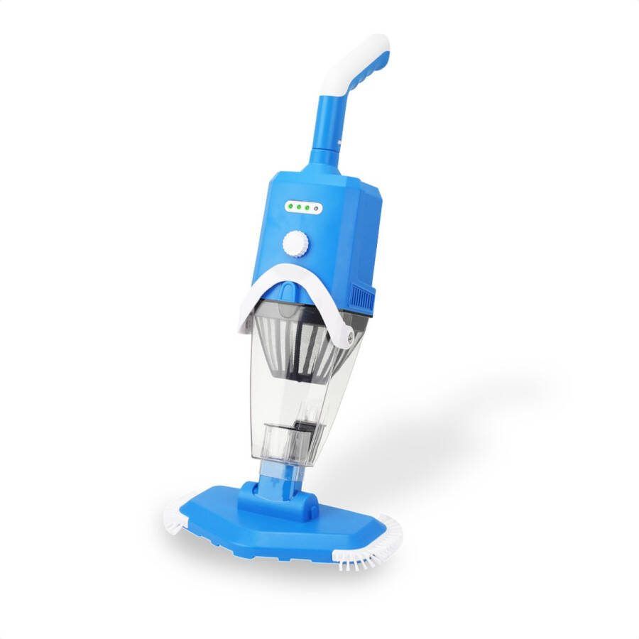 Livin' Zwembad Stofzuiger Pro Zwembadstofzuiger Krachtige Stofzuiger voor Spa en Zwembad Draadloos Bodemzuiger zwembad Zwembadstofzuiger Elektrisch Zwembadreiniger Uitbreidbaar Met Stang Blauw