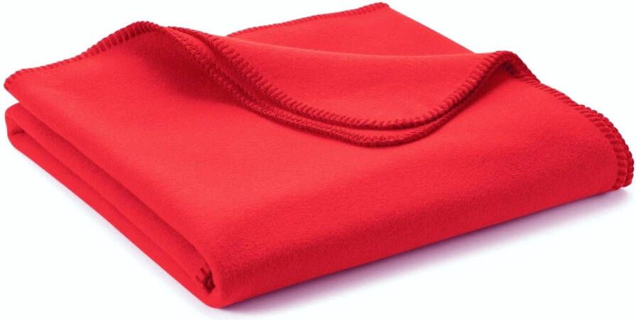 Living Crafts Fleece Kleed 100x150 cm Red Clay Biologisch katoen