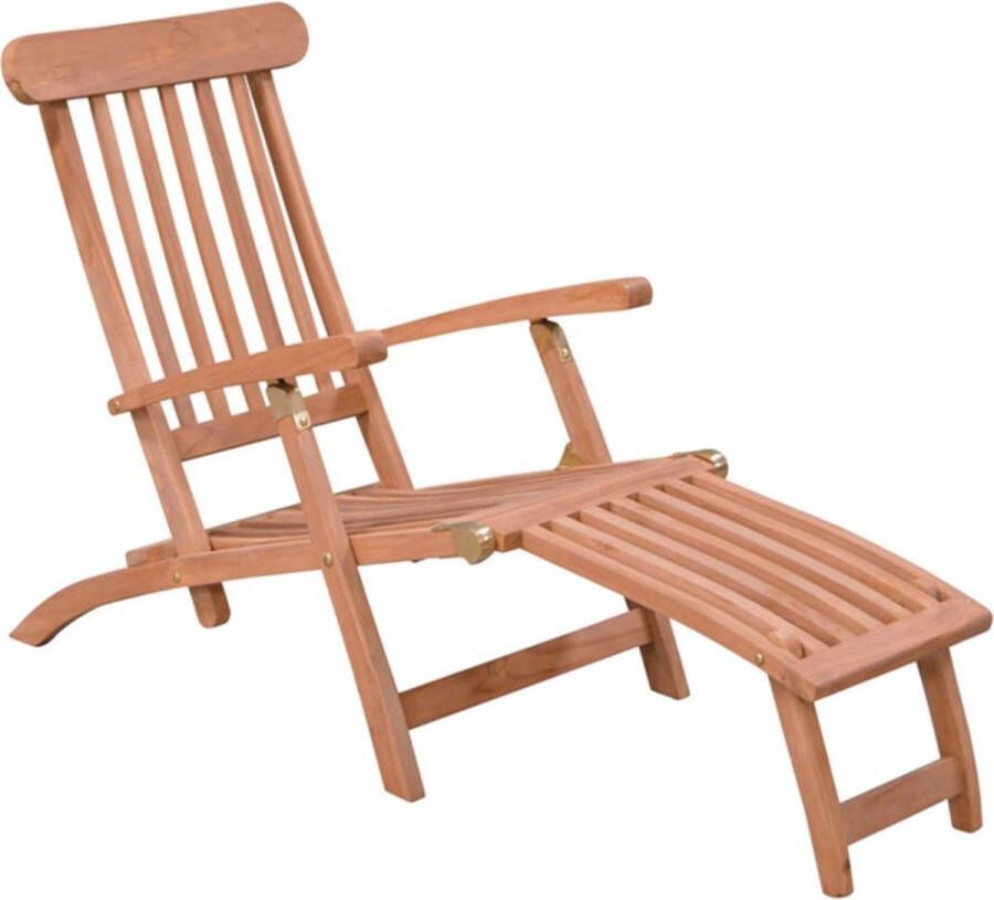 Livingfurn dekchair garden teakhout 40 x 60 150