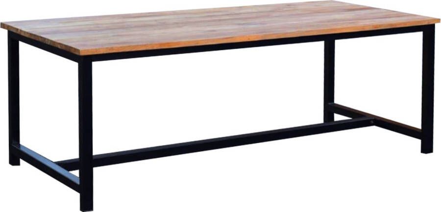 Livingfurn e Eetkamertafel Montreal U-Pot Teakhout 240x100 cm Bruin