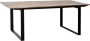 Livingfurn Eetkamertafel Valdez U poot Mango Hout 200 cm Bruin - Thumbnail 1