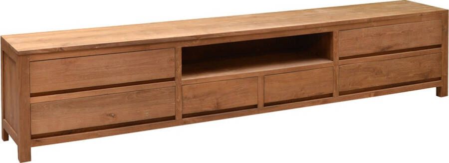 Livingfurn TV Meubel Inal 34 240 cm Teakhout