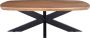 Livingfurn Salontafel Jesper 120cm Mangohout | Gecoat Staal - Thumbnail 1