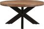 Livingfurn Salontafel Sturdy Rond 80x80x40cm Mangohout - Thumbnail 1