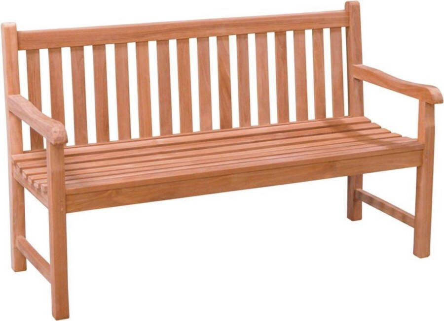 Van der Garde Tuinmeubelen VDG Teak houten tuinbank Bison 120 cm.