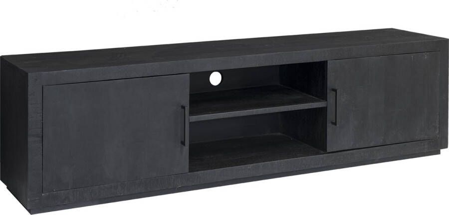 Livingfurn Lifestyle | TV meubel | Jaxx | 180 cm | mangohout | zwart
